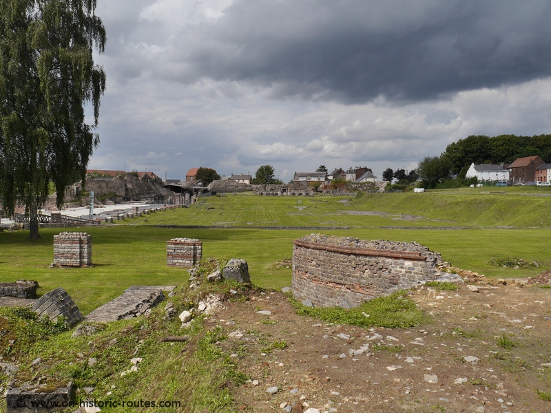 Roman forum in Bavay
