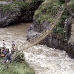 Inca rope bridges
